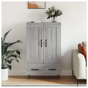 Comparateur de prix : vidaXL Buffet haut sonoma gris 69,5x31x115 cm bois d'ingénierie