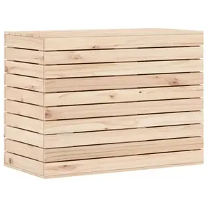 Comparateur de prix : vidaXL Panier à linge 88,5x44x66 cm bois massif de pin