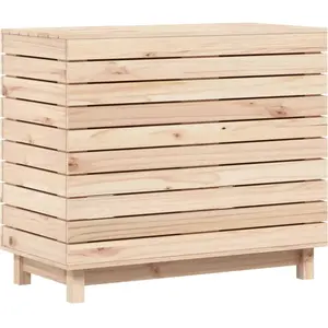 Comparateur de prix : vidaXL Panier à linge 88,5x44x76 cm bois massif de pin