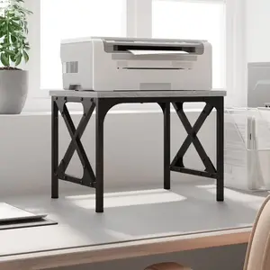 vidaXL Support d'imprimante sonoma gris 40x30x31 cm bois d'ingénierie pas cher