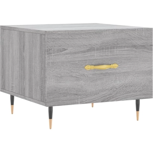 vidaXL Tables basses 2 pcs sonoma gris 50x50x40 cm bois d'ingénierie pas cher