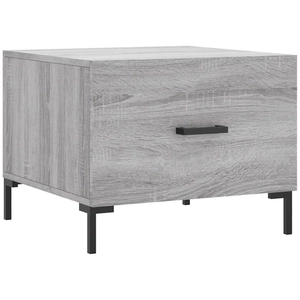 vidaXL Tables basses 2 pcs sonoma gris 50x50x40 cm bois d'ingénierie pas cher