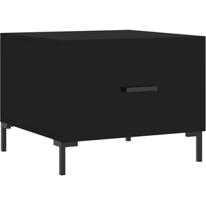 Comparateur de prix : vidaXL Table basse Noir 50x50x40 cm Bois d'ingénierie
