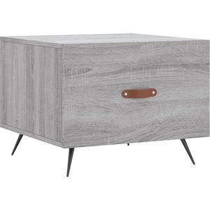 vidaXL Tables basses 2 pcs sonoma gris 50x50x40 cm bois d'ingénierie pas cher