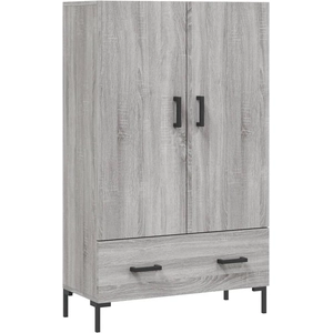 vidaXL Buffet haut sonoma gris 69,5x31x115 cm bois d'ingénierie pas cher