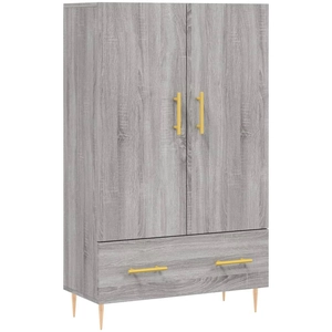 vidaXL Buffet haut sonoma gris 69,5x31x115 cm bois d'ingénierie pas cher