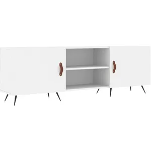 Comparateur de prix : vidaXL Meuble TV blanc 150x30x50 cm bois d'ingénierie