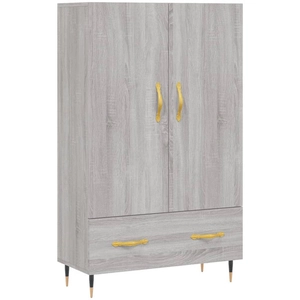 vidaXL Buffet haut sonoma gris 69,5x31x115 cm bois d'ingénierie pas cher