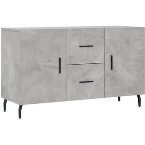 vidaXL Buffet gris béton 100x36x60 cm bois d'ingénierie pas cher