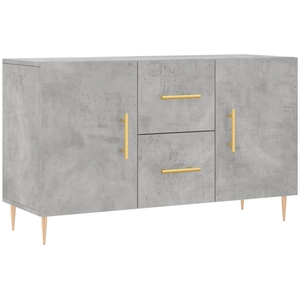 vidaXL Buffet gris béton 100x36x60 cm bois d'ingénierie pas cher