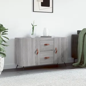 vidaXL Buffet sonoma gris 100x36x60 cm bois d'ingénierie pas cher