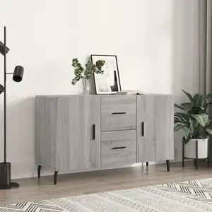 vidaXL Buffet sonoma gris 100x36x60 cm bois d'ingénierie pas cher