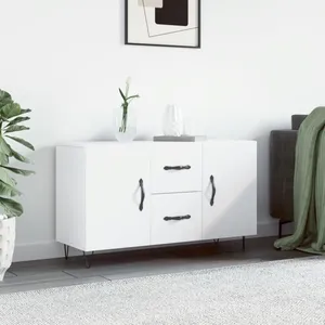 vidaXL Buffet blanc 100x36x60 cm bois d'ingénierie pas cher
