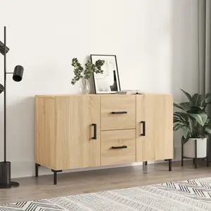vidaXL Buffet chêne sonoma 100x36x60 cm bois d'ingénierie pas cher