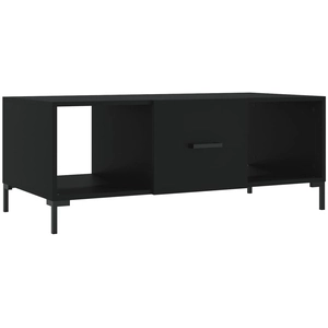 vidaXL Table basse noir 102x50x40 cm bois d'ingénierie pas cher