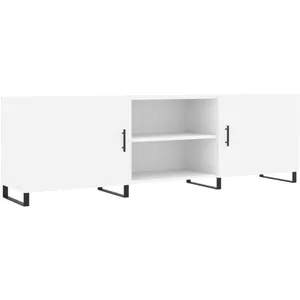 Comparateur de prix : vidaXL Meuble TV blanc 150x30x50 cm bois d'ingénierie