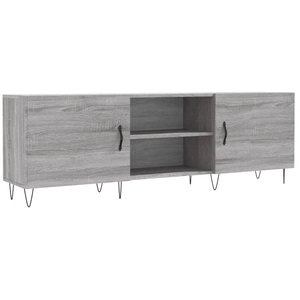 vidaXL Meuble TV sonoma gris 150x30x50 cm bois d'ingénierie pas cher
