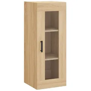 vidaXL Armoire murale chêne sonoma 34,5x34x90 cm pas cher
