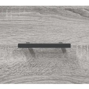 vidaXL Buffet haut Sonoma gris 34,5x34x180 cm Bois d'ingénierie pas cher