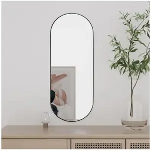 Comparateur de prix : vidaXL Miroir mural 20x50 cm Verre Ovale