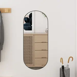 Comparateur de prix : vidaXL Miroir mural 25x60 cm Verre Ovale