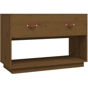 Comparateur de prix : vidaXL Meuble TV Marron miel 90x40x60 cm Bois de pin massif