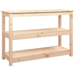 Comparateur de prix : vidaXL Table console 110x40x74 cm Bois massif de pin