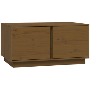 Comparateur de prix : vidaXL Table basse Marron miel 80x50x40 cm Bois massif de pin
