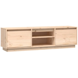 vidaXL Meuble TV 140x35x40 cm Bois de pin massif pas cher