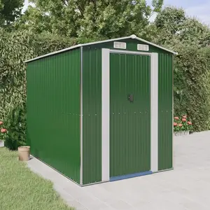 Comparateur de prix : vidaXL Abri de jardin Vert 192x274x223 cm Acier galvanisé