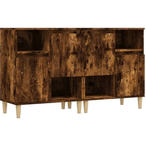 vidaXL Buffets 2 pcs chêne fumé 60x35x70 cm bois d'ingénierie