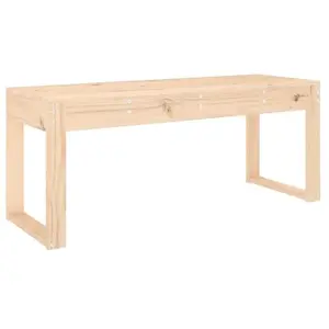 vidaXL Banc de jardin 110x38x45 cm bois massif de pin pas cher
