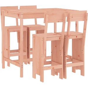 vidaXL Ensemble de bar de jardin 5 pcs bois massif de Douglas pas cher