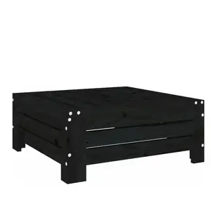 Comparateur de prix : vidaXL Couvercle de base de parasol noir bois massif de pin