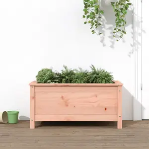 vidaXL Jardinière 82,5x40x39 cm bois massif douglas pas cher