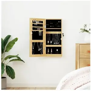 Comparateur de prix : vidaXL Armoire à bijoux avec miroir murale 30 x 8,5 x 67 cm