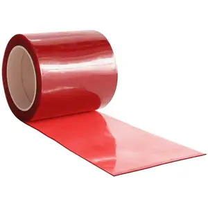 Comparateur de prix : vidaXL Rideau de porte rouge 200 mmx1,6 mm 10 m PVC