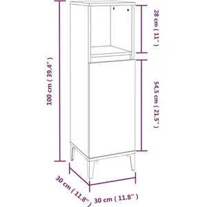vidaXL Ensemble de meubles de salle de bain 3 pcs Chêne fumé pas cher