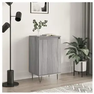 vidaXL Buffet sonoma gris 40x35x70 cm bois d'ingénierie pas cher