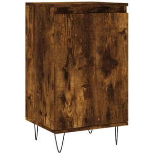 vidaXL Buffet chêne fumé 40x35x70 cm bois d'ingénierie pas cher