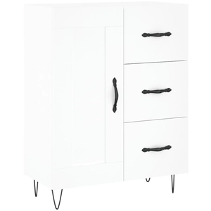 vidaXL Buffet blanc 69,5x34x90 cm bois d'ingénierie pas cher