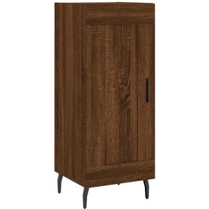 vidaXL Buffet Chêne marron 34,5x34x90 cm Bois d'ingénierie pas cher