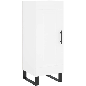 vidaXL Buffet blanc 34,5x34x90 cm bois d'ingénierie pas cher