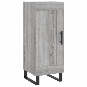 vidaXL Buffet Sonoma gris 34,5x34x90 cm Bois d'ingénierie pas cher