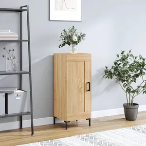 vidaXL Buffet Chêne sonoma 34,5x34x90 cm Bois d'ingénierie pas cher