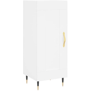 vidaXL Buffet blanc 34,5x34x90 cm bois d'ingénierie pas cher
