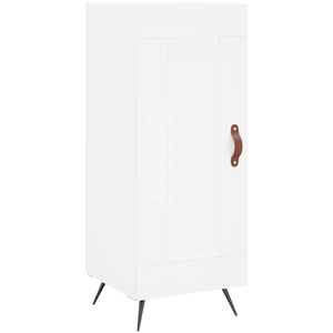 vidaXL Buffet blanc 34,5x34x90 cm bois d'ingénierie