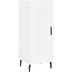 vidaXL Buffet blanc 34,5x34x90 cm bois d'ingénierie pas cher