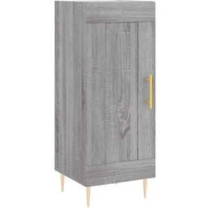 vidaXL Buffet Sonoma gris 34,5x34x90 cm Bois d'ingénierie pas cher