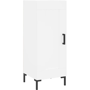 vidaXL Buffet blanc 34,5x34x90 cm bois d'ingénierie pas cher